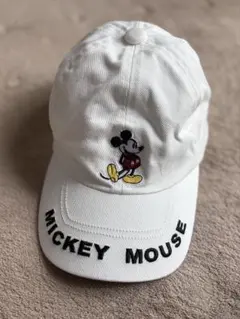 TDR限定　ディズニー　ミッキーマウス キャップ ホワイト　⭐︎キッズ54cm
