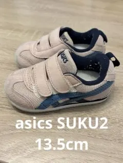asics スクスク　アイダホ13.5cm ピンク ベビーシューズのサムネイル