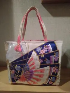 中古帯リメイクトートバッグ（ハンドメイド）1056