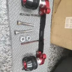 フォルツァ250 MF13用！GTRマフラースライダー　マフラーガード！キズあり