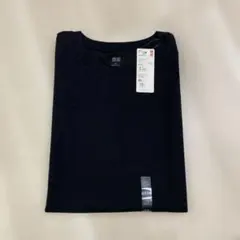 新品タグ付き　ユニクロ エアリズムコットンノースリーブTシャツ ブラック 4XL