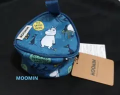 [新品タグ付き]　MOOMIN ムーミン おにぎりポーチ ブルーのサムネイル