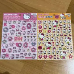 韓国限定 ダイソー DAISO ハローキティ ぷっくりシール　サンリオ