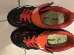 adidas Predator サッカーシューズ 黒/オレンジ　18センチ