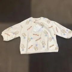 【新品未使用タグ付き】ベビー トレーナー 80cm クマ柄　futafuta