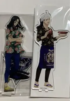 東京卍リベンジャーズ　場地圭介　アクスタ　2点セット　マルイ　アニメイトカフェ