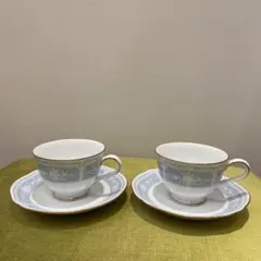 ノリタケティーカップ＆ソーサー ２客セット