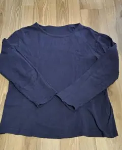 BLACK LABEL CRESTBRIDGE　ワッフル　長袖ニットカットソー