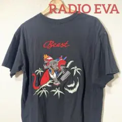 RADIO EVA ラヂオエヴァ Beast刺繍 Tシャツ XL 二号機 813のサムネイル