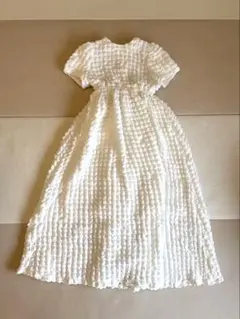 美品　TSURU by MARIKO OIKAWA 半袖ロングワンピース