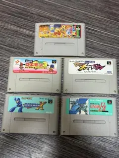 スーパーファミコン ゲームソフト5本セット　 1個当たり400円