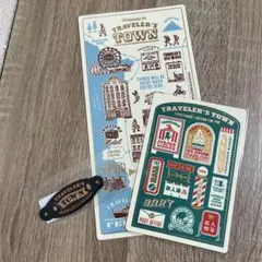 トラベラーズノート　2024下敷き　レザータグ