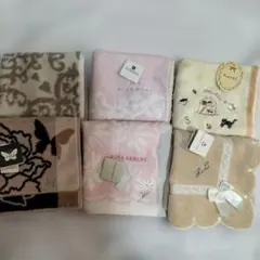 レディース　ブランドタオルハンカチ6枚セット