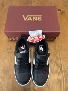 新品　VANS スニーカー　21cm ベルクロ　ブラック