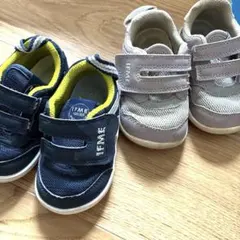 イフミー　セット　ネイビー　パープル　13 13.5 ベビーシューズ