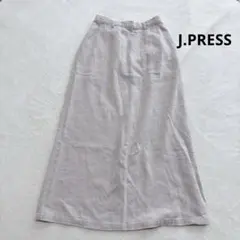 JPRESS ロングスカート　リネン100% 麻100% オンワード樫山　日本製のサムネイル