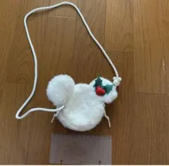 ディズニーランド　クリスマス　ミッキー ポシェット コインケース　レトロ