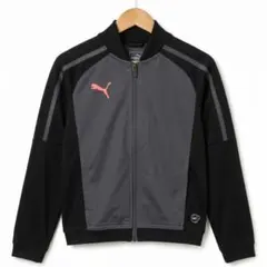 PUMA 130cm ジャージ ジャケット ブラック キッズ　上のみ　プーマ