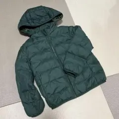 美品✳︎UNIQLO キッズ ダウンジャケット✳︎フード取り外し可✳︎