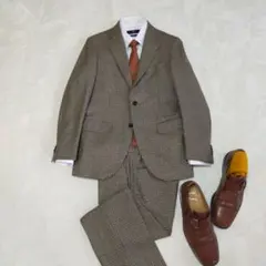 美品　伊製生地　千鳥格子柄　FREEMANS SPORTING CLUB　スーツ