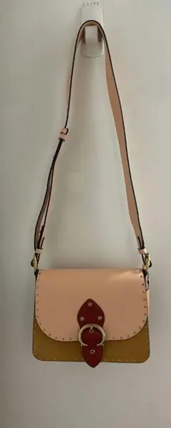 COACH　コーチ　ショルダーバッグ　ビート　カラーブロック ウィズリベット