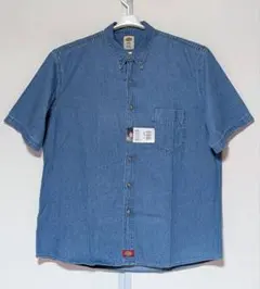 ディッキーズ Dickies 半袖デニムシャツ 2XL 新品未使用のサムネイル