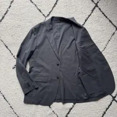 未使用　ユニクロ　感動ジャケット　テーラード　グレー　XLサイズ 426858
