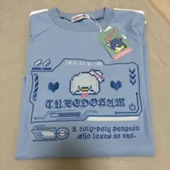 タキシードサム 水色 サブカル Tシャツ ビッグシルエット