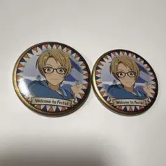 あんスタ 1周年記念展示会 イベント記念 缶バッジ トリスタ 遊木真