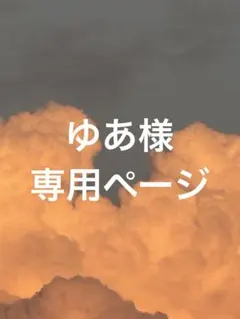 ゆあ様専用ページ