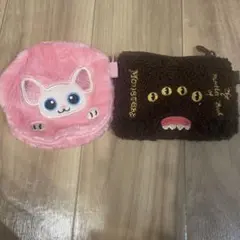 ハリポタ　ガチャ　ピグミーパフ　怪物の本　もふもふポシェット2個セットのサムネイル