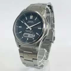 CASIO wave ceptor WVA-M630 ソーラー電波時計 アナデジ