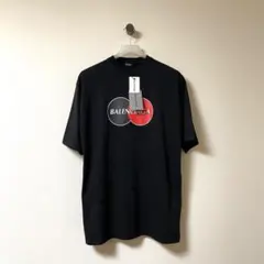 国内正規品 タグ付き未使用品 バレンシアガ Tシャツ ロゴ プリント ブラックのサムネイル