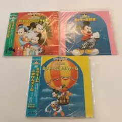 LD】帯付83 希少 ディズニー ミッキー・ボックス 3枚組 レーザー