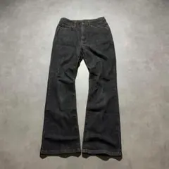 y2k archive flare black denim grunge 平成