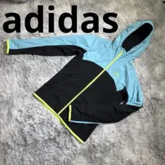 adidas アディダス（M）長袖フリース ボア ジャケット ワンポイント