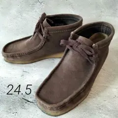 【クラークス】【Clarks】ワラビーブラウン スエード 24.5レディース