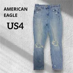 AMERICAN EAGLE スキニーデニム US 4 ダメージジーンズ