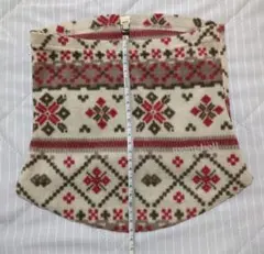 mont-bell キッズ用ネックウォーマー 幾何学模様