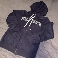TOMMY HILFIGER ネイビー フード付きトレーナー Mサイズ