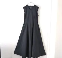 UNIQLO x Theory ノースリーブワンピース S ブラック