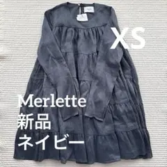 Merlette マーレット Soilman ワンピース ネイビー - メルカリ