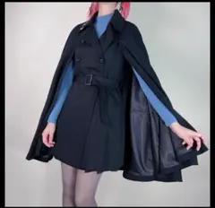 NIER CLOTHING ブラックケープコート