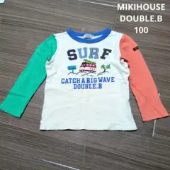 DOUBLE.B サーフデザイン Tシャツ 100