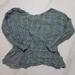 GU チェック柄 長袖シャツ Mサイズ