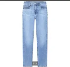 UNIQLO スリムストレートジーンズ24 (61cm) ライトブルー