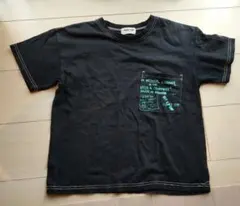 RADCHAP ポケット付きTシャツ ブラック 140cmのサムネイル