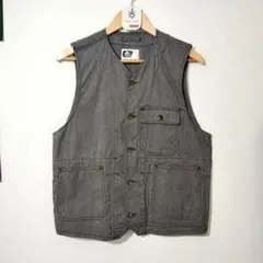 美品USA製 UplandVest レオパード Sエンジニアードガーメンツベスト 美品USA製 UplandVest レオパード Sエンジニアードガーメンツベスト