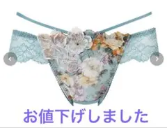 Wacoal 花柄レース Tバックショーツ Mサイズ 新品のサムネイル