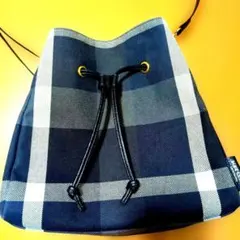 BLUE LABEL CRESTBRIDGE チェック柄 バケットバッグ